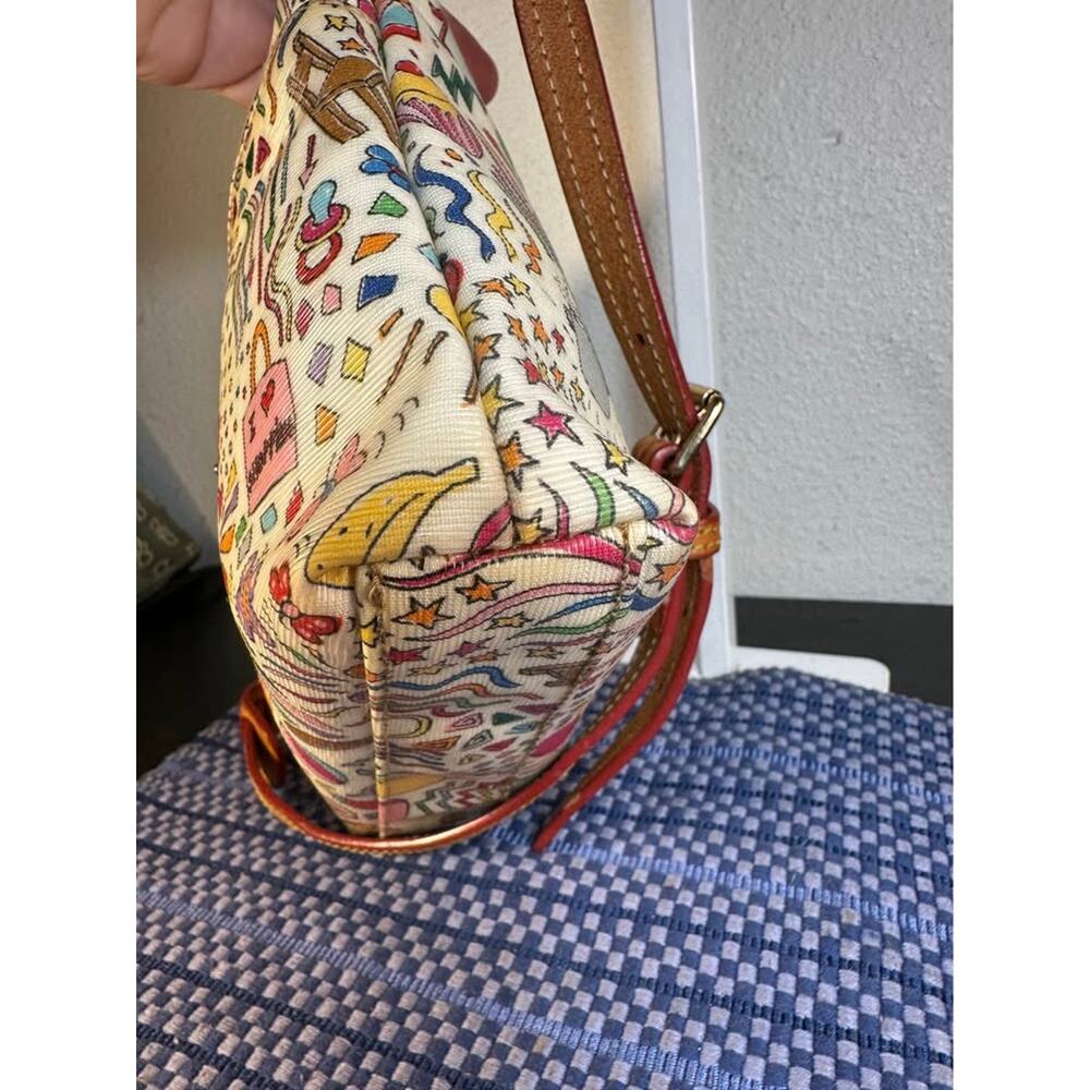 Dooney & Bourke Vintage Whimsy Doodle Sketch Crossbody Bag - Picture 6 of 10